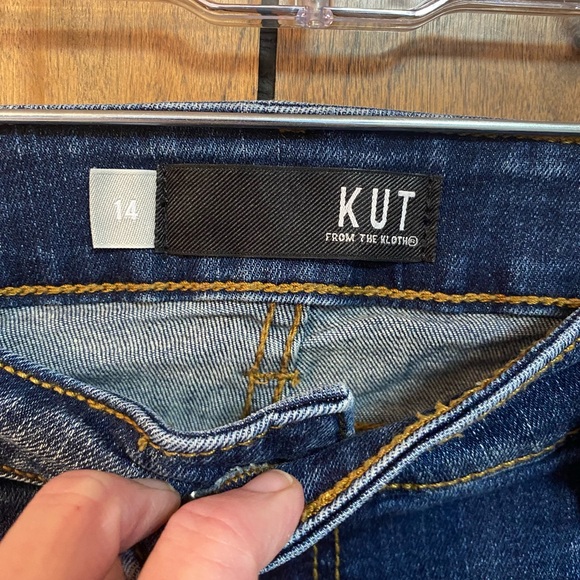 Kut from the Kloth Dark Wash Skinny Jeans - Picture 2 of 3